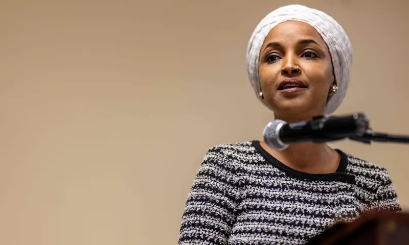US Rep. Ilhan Omar (D-MN) speaks during a town hall meeting at the Urban League Twin Cities facility on Jan 27, 2026 in Minneapolis, Minnesota. — AFP US Rep. Ilhan Omar (D-MN) speaks during a town hall meeting at the Urban League Twin Cities facility on Jan 27, 2026 in Minneapolis, Minnesota. — AFP