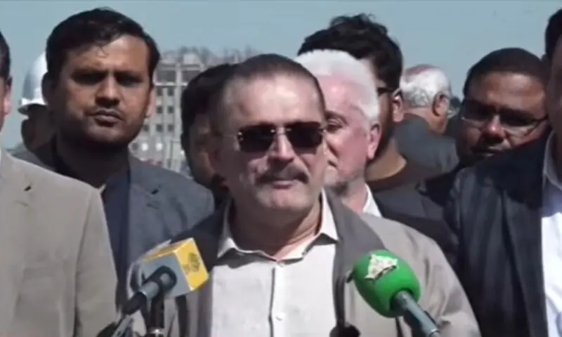 Sindh Senior Minister Sharjeel Memon speaks to the media in Karachi on January 28, 2026. —Dawn News TV Sindh Senior Minister Sharjeel Memon speaks to the media in Karachi on January 28, 2026. —Dawn News TV