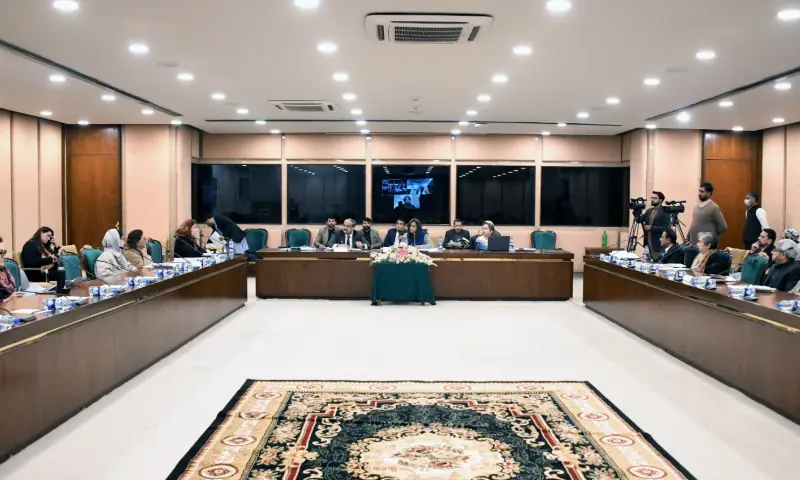 The National Assembly Special Committee on Gender Mainstreaming is held under the Chairpersonship of Dr Nafisa Shah, MNA at Parliament House in Islamabad on January 28. &mdash; NA_Committees via X