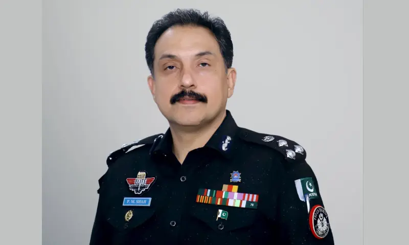 DIGP Syed Peer Muhammad Shah. &mdash; Sindh Police website