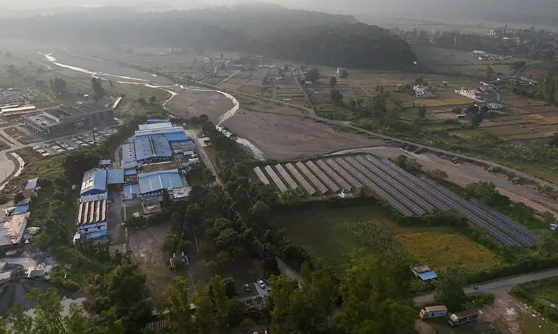 A drone view shows Tata’s Himalayan natural mineral water bottling plant in Dhaula Kuan, Himachal Pradesh, India on October 16, 2025. — Reuters/File