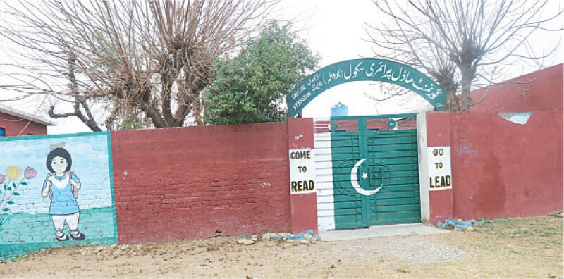  Government primary school in the village will also come under water after the dam is built. &mdash; Photos by the writer 