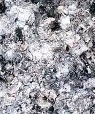Leftover ash that can be sprinkled over plants