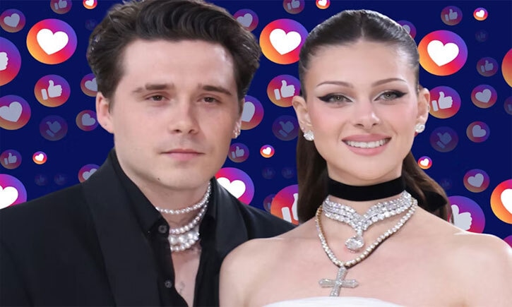 Brooklyn Beckham and wife Nicola Peltz at the 2023 Met Gala | EPA/Justin Lane