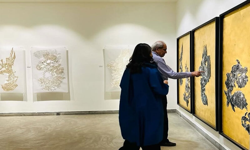 Sarah Ahmad's work on display at Koel Gallery