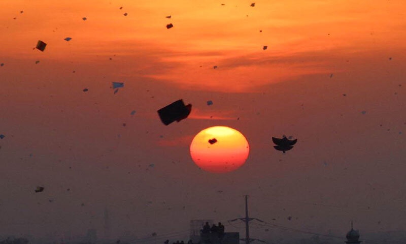 During Basant, kites dominate the Lahore sky late into the evening | White Star