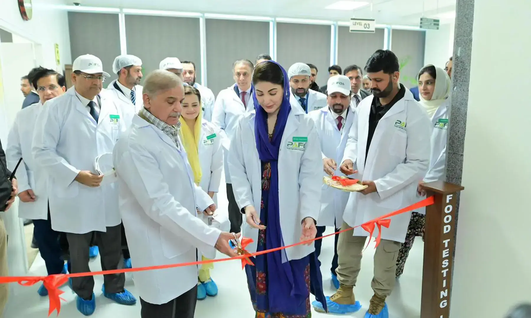 PM Shehbaz Sharif and CM Maryam Nawaz formally inaugurates the Punjab Agriculture, Food and Drug Authority in Lahore on Jan 31. &mdash; PID