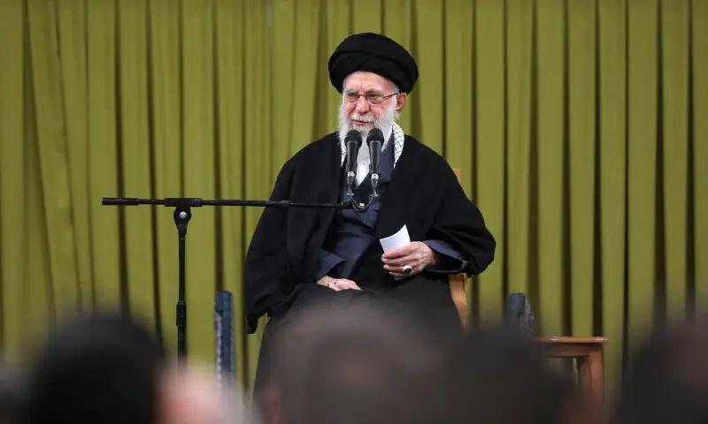 Iran’s Supreme Leader Ayatollah Ali Khamenei speaks during a meeting with Iranian people in Tehran on February 1, 2026, ahead of the 47th anniversary of the 1979 Islamic Revolution. — AFP Iran’s Supreme Leader Ayatollah Ali Khamenei speaks during a meeting with Iranian people in Tehran on February 1, 2026, ahead of the 47th anniversary of the 1979 Islamic Revolution. — AFP