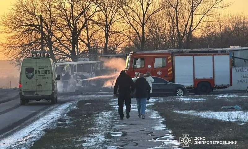 This handout photograph released by the State Emergency Service of Ukraine on February 1, 2026. &mdash;AFP