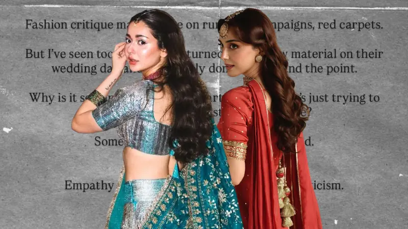 Hania Aamir and Maya Ali aren&rsquo;t wrong &mdash; real brides aren&rsquo;t review material