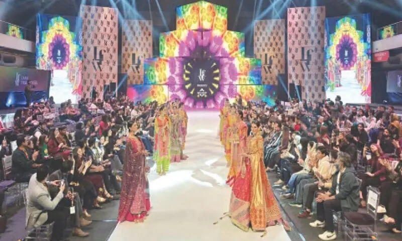 Day two of LAAM Fashion Week featured odes to Basant and traditional crafts