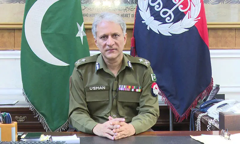 A photo of Punjab Inspector General of Police Dr Usman Anwar. &mdash; APP/File