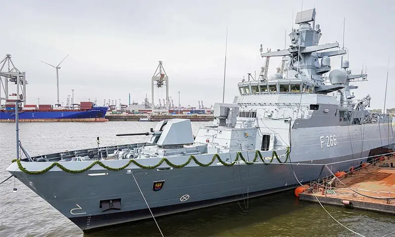 A photo of the German warship ‘Emden’ from May 2023. — Photo courtesy Bundeswehr/File A photo of the German warship ‘Emden’ from May 2023. — Photo courtesy Bundeswehr/File