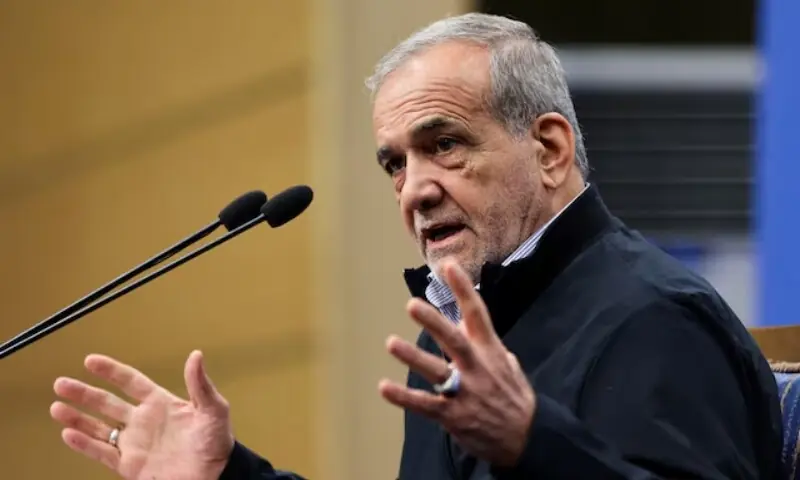 Iran’s President Masoud Pezeshkian attends a press conference in Tehran, Iran, September 16, 2024. —Reuters Iran’s President Masoud Pezeshkian attends a press conference in Tehran, Iran, September 16, 2024. —Reuters