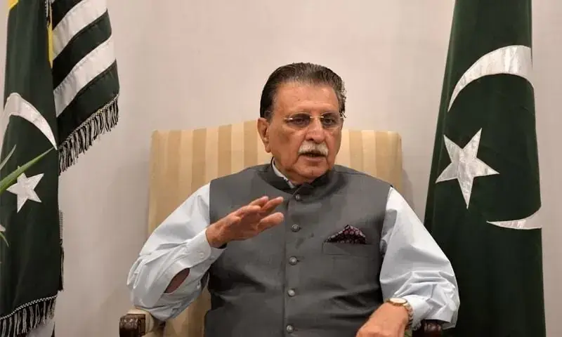 This file photo shows former Azad Jammu and Kashmir premier Raja Farooq Haider.
&mdash; AFP/File