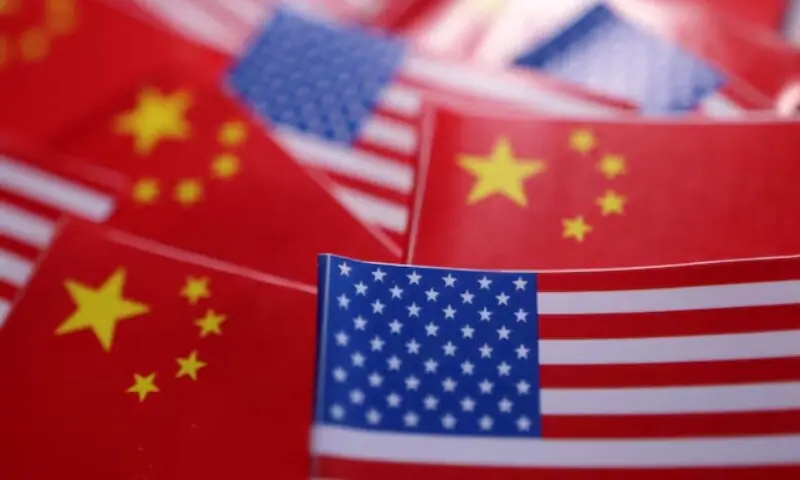 U.S. and Chinese flags are seen in this illustration taken March 20, 2025. —Reuters U.S. and Chinese flags are seen in this illustration taken March 20, 2025. —Reuters