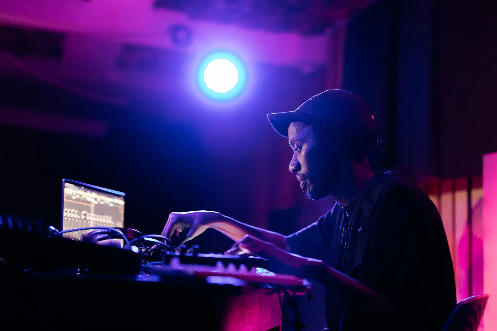 A performance by KMRU. Photo: Ryan Wijayaratne