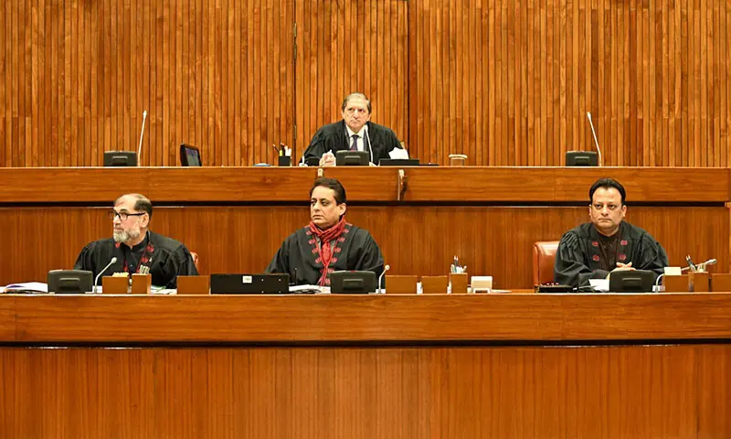 Senator Saleem Manviwala chairs a session of the Senate on February 6. — Facebook/Senate of Pakistan Senator Saleem Manviwala chairs a session of the Senate on February 6. — Facebook/Senate of Pakistan