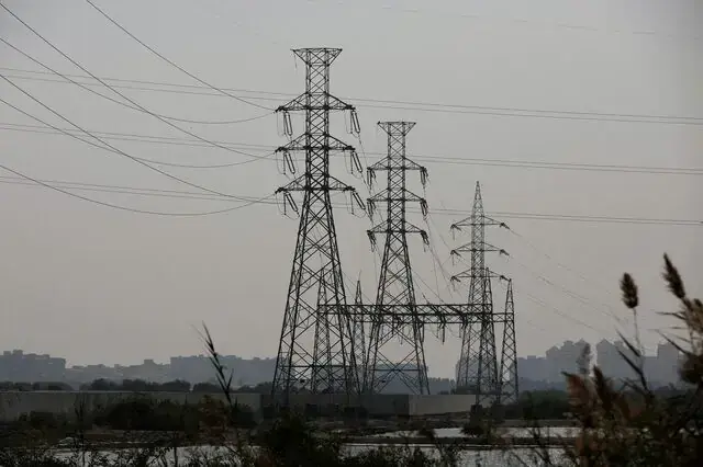 A power transmission line in Karachi on January 24, 2023. &mdash;Reuters/File