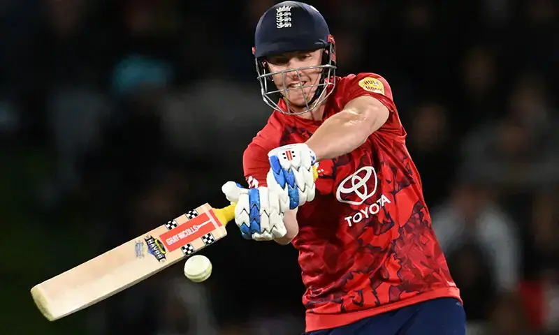 England’s Harry Brook plays a shot during the second Twenty20 international cricket match between New Zealand and England at Hagley Oval in Christchurch on October 20, 2025. — AFP/ File England’s Harry Brook plays a shot during the second Twenty20 international cricket match between New Zealand and England at Hagley Oval in Christchurch on October 20, 2025. — AFP/ File