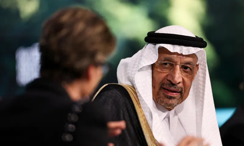 Minister of Investment of Saudi Arabia Khalid bin Abdulaziz Al-Falih attends the Future Investment Initiative (FII) in Riyadh, Saudi Arabia on Oct 29, 2024. — Reuters/File Minister of Investment of Saudi Arabia Khalid bin Abdulaziz Al-Falih attends the Future Investment Initiative (FII) in Riyadh, Saudi Arabia on Oct 29, 2024. — Reuters/File