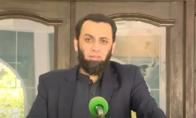 Information Minister Attaullah Tarar speaking during a media briefing in Islamabad on Saturday, October 11, 2025. &mdash; Screengrab via PTV News