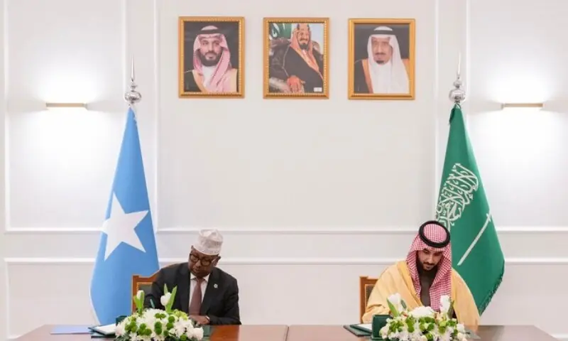 The Minister of Defense of the Federal Republic of Somalia, Mr. Ahmed Mualim Fiqi, signed a memorandum of understanding for military cooperation in Mogadishu on Monnday Feb 9. —Photo courtesy @MoDsomalia/X The Minister of Defense of the Federal Republic of Somalia, Mr. Ahmed Mualim Fiqi, signed a memorandum of understanding for military cooperation in Mogadishu on Monnday Feb 9. —Photo courtesy @MoDsomalia/X