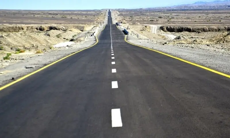 The Gwadar-Panjgur Highway, also known as M8. — White Star/File The Gwadar-Panjgur Highway, also known as M8. — White Star/File