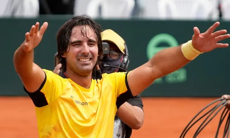 Tennis Davis Cup Qualifiers Ecuador v Australia Quito Tenis y Golf Club, Quito, Ecuador, February 8, 2026. —Reuters Tennis Davis Cup Qualifiers Ecuador v Australia Quito Tenis y Golf Club, Quito, Ecuador, February 8, 2026. —Reuters
