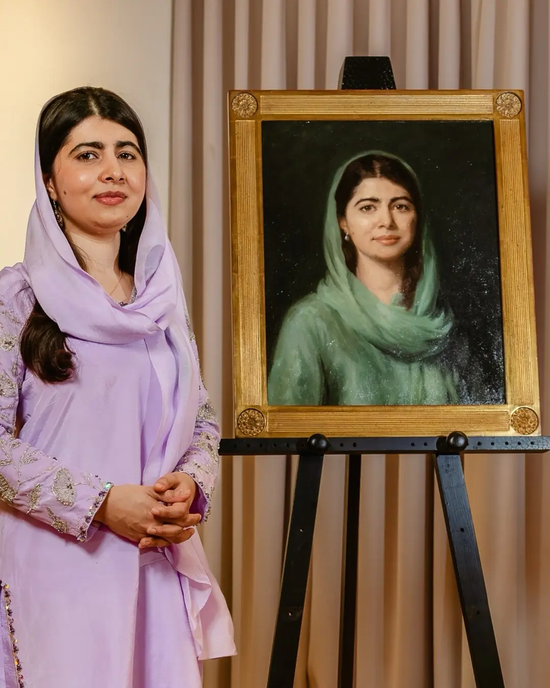 Malala becomes second Pakistani to have her portrait displayed at the University of Oxford