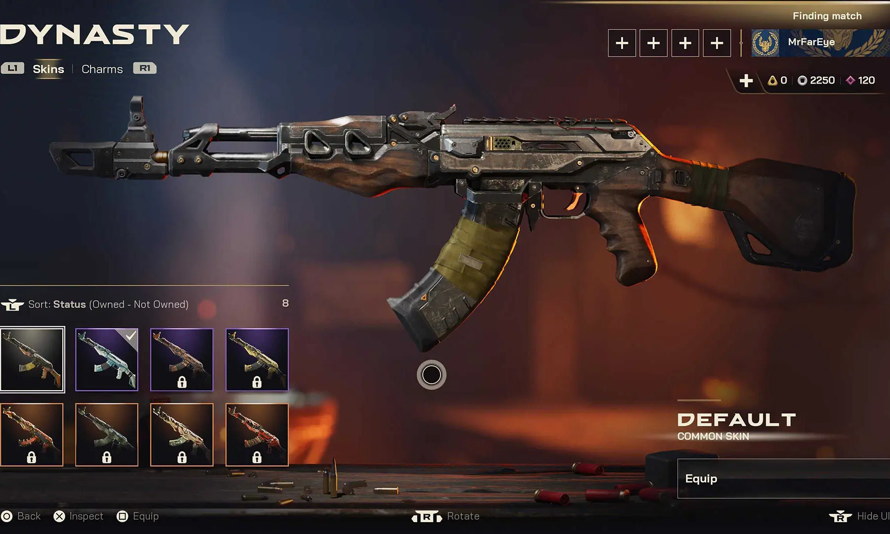 A screenshot of the Dynasty assault rifle from Highguard. — Screengrab by author