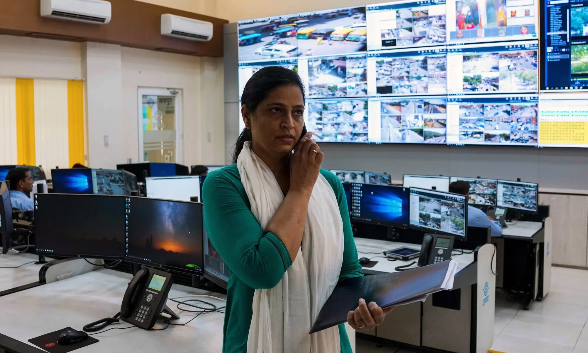 A file photo of a working woman. &mdash; AFP/File