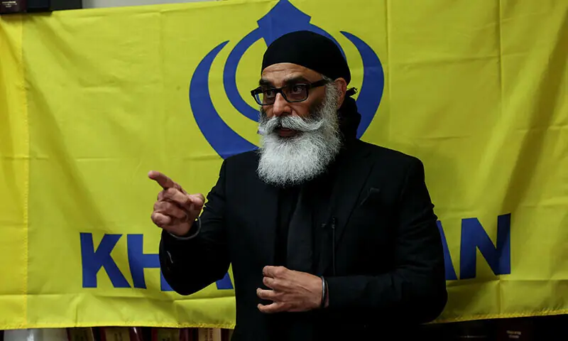 Gurpatwant Singh Pannun, the 56-year-old dual US-Canadian citizen who was the target of the murder plot, speaks during an interview in New York City, US, October 18. — Reuters/File Gurpatwant Singh Pannun, the 56-year-old dual US-Canadian citizen who was the target of the murder plot, speaks during an interview in New York City, US, October 18. — Reuters/File