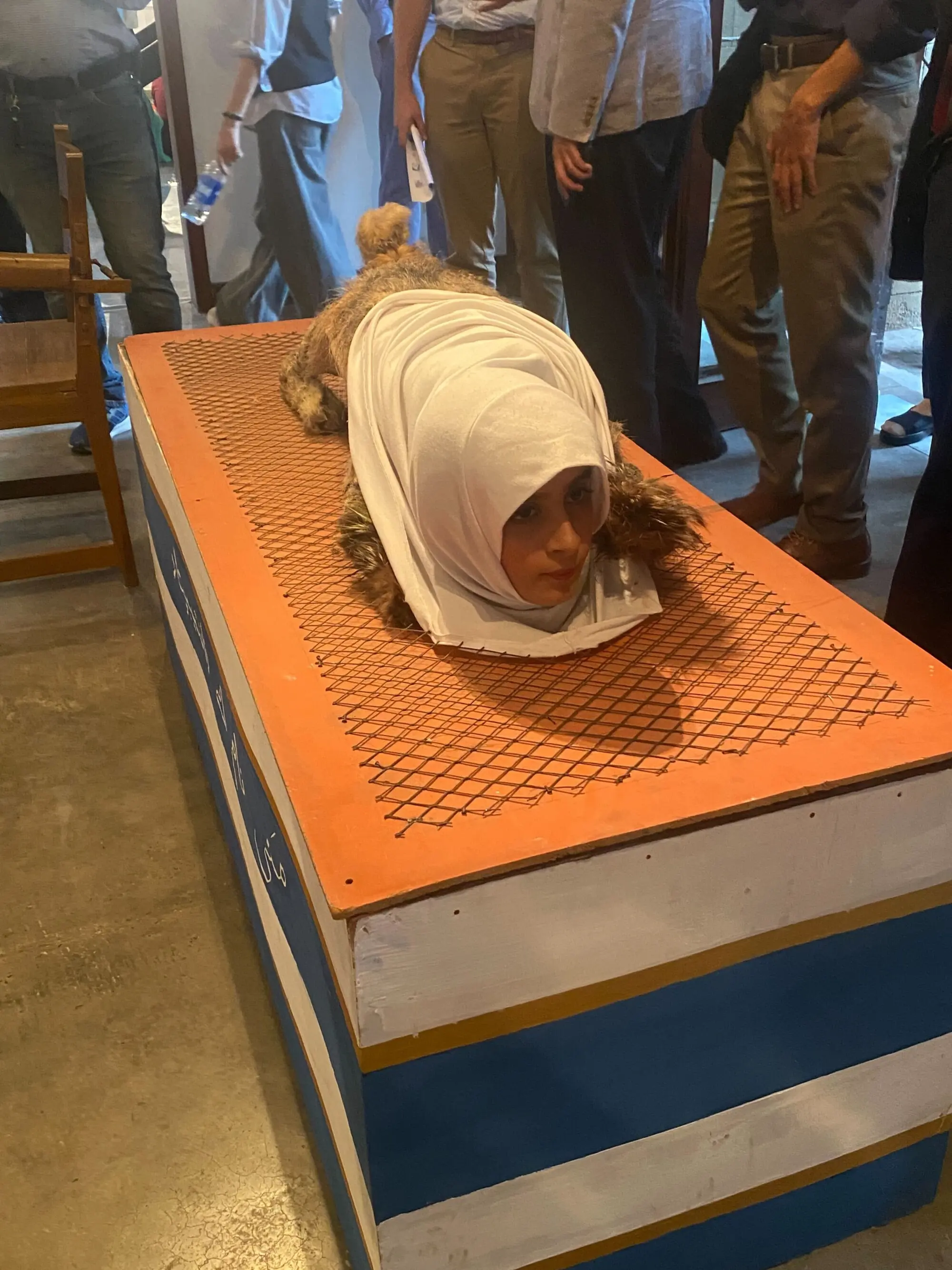  Zantania Iqbal&rsquo;s installation, Zantihyena. Photo: Auhtor 