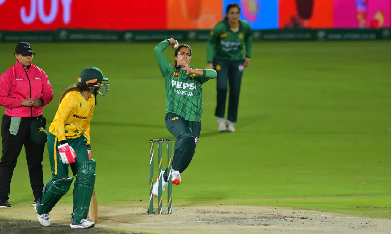 Pakistan and South Africa play in the second T20 International at the Willowmoore Park in Benoni on Feb 13, 2026. — X/TheRealPCB Pakistan and South Africa play in the second T20 International at the Willowmoore Park in Benoni on Feb 13, 2026. — X/TheRealPCB