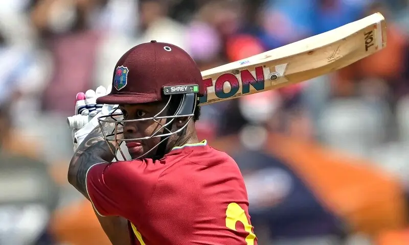 West Indies’ Shimron Hetmyer plays a shot during the 2026 ICC Men’s T20 Cricket World Cup group stage match between Nepal and West Indies at the Wankhede Stadium in Mumbai on Feb 15, 2026. — AFP West Indies’ Shimron Hetmyer plays a shot during the 2026 ICC Men’s T20 Cricket World Cup group stage match between Nepal and West Indies at the Wankhede Stadium in Mumbai on Feb 15, 2026. — AFP