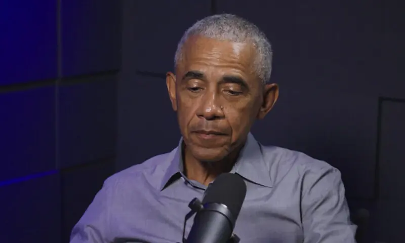Former president Barack Obama gives an interview, published on February 15. — X/@briantylercohen Former president Barack Obama gives an interview, published on February 15. — X/@briantylercohen