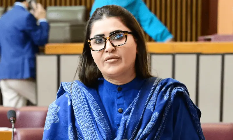 PPP MNA Shazia Marri addresses the National Assembly on May 14, 2025. — X/NAofPakistan PPP MNA Shazia Marri addresses the National Assembly on May 14, 2025. — X/NAofPakistan