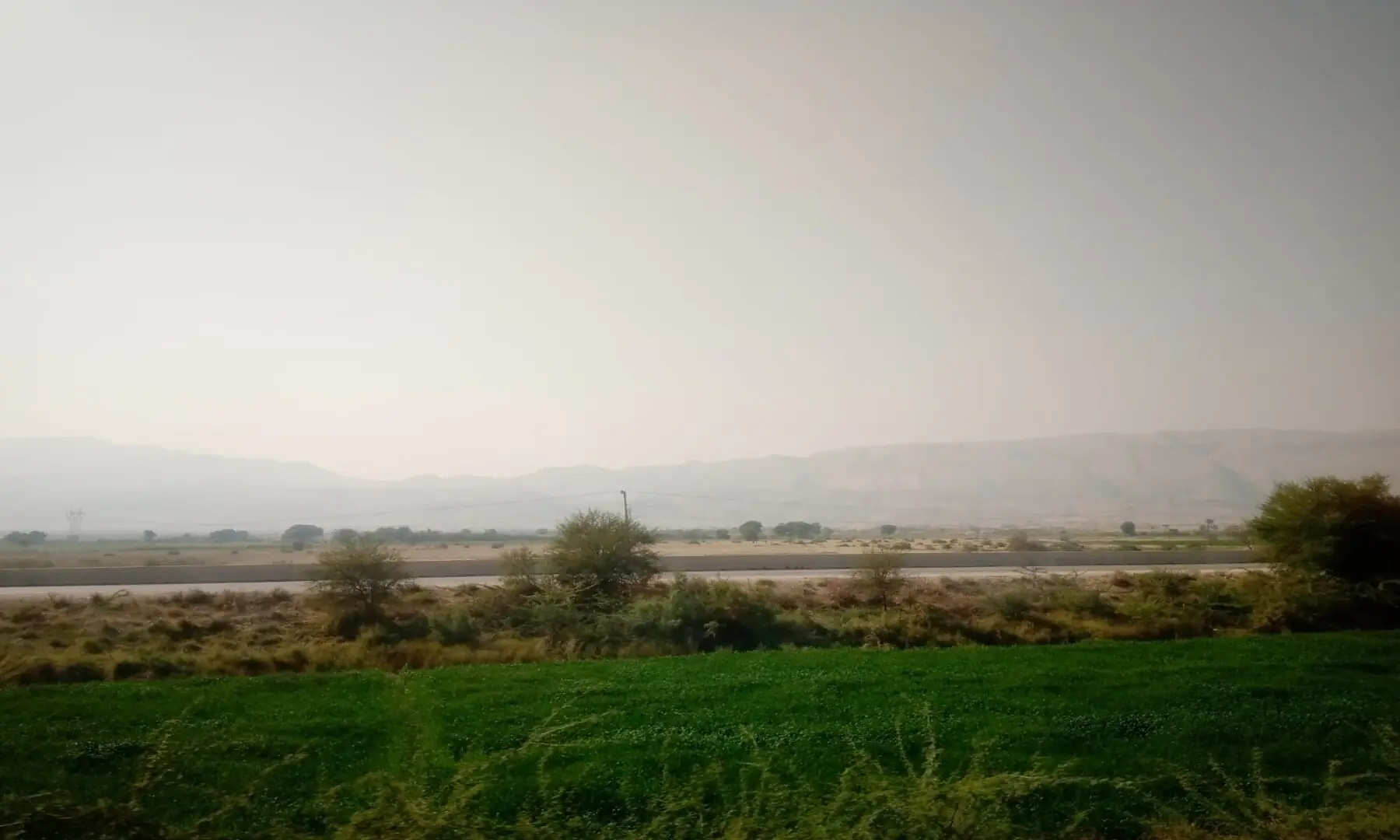 Scenic views of the hills en route to Mohenjo-Daro. &mdash; Author