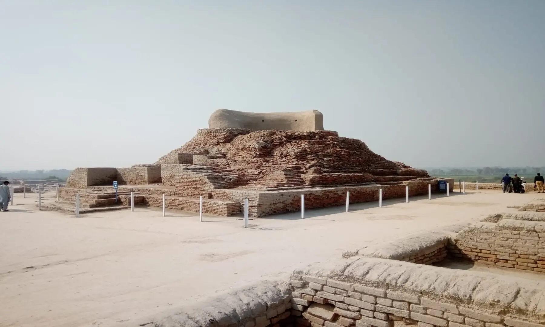 Stupa mound at Mohenjo-Daro. &mdash; Author