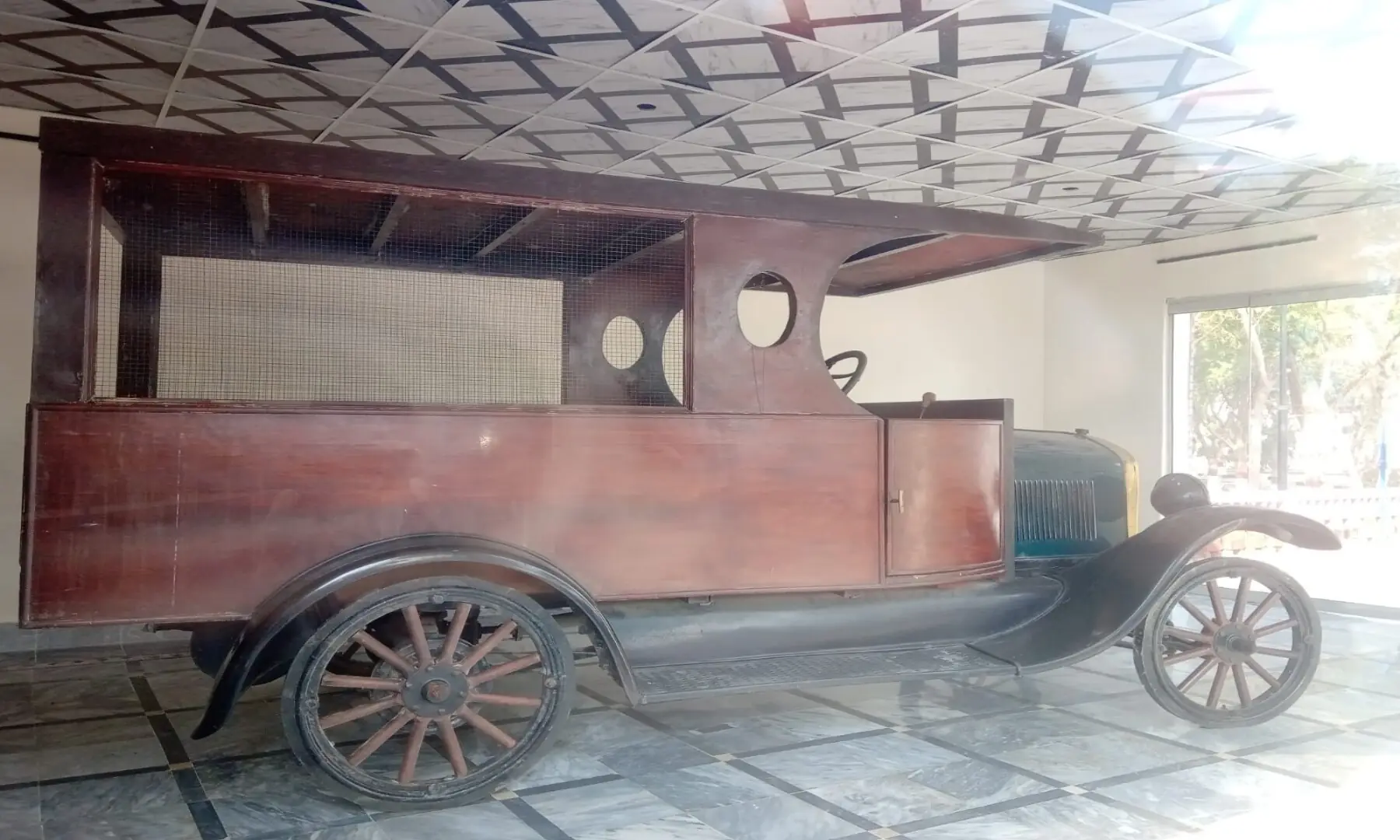 Preserved vehicle once used by Sir John Marshall. &mdash; Author