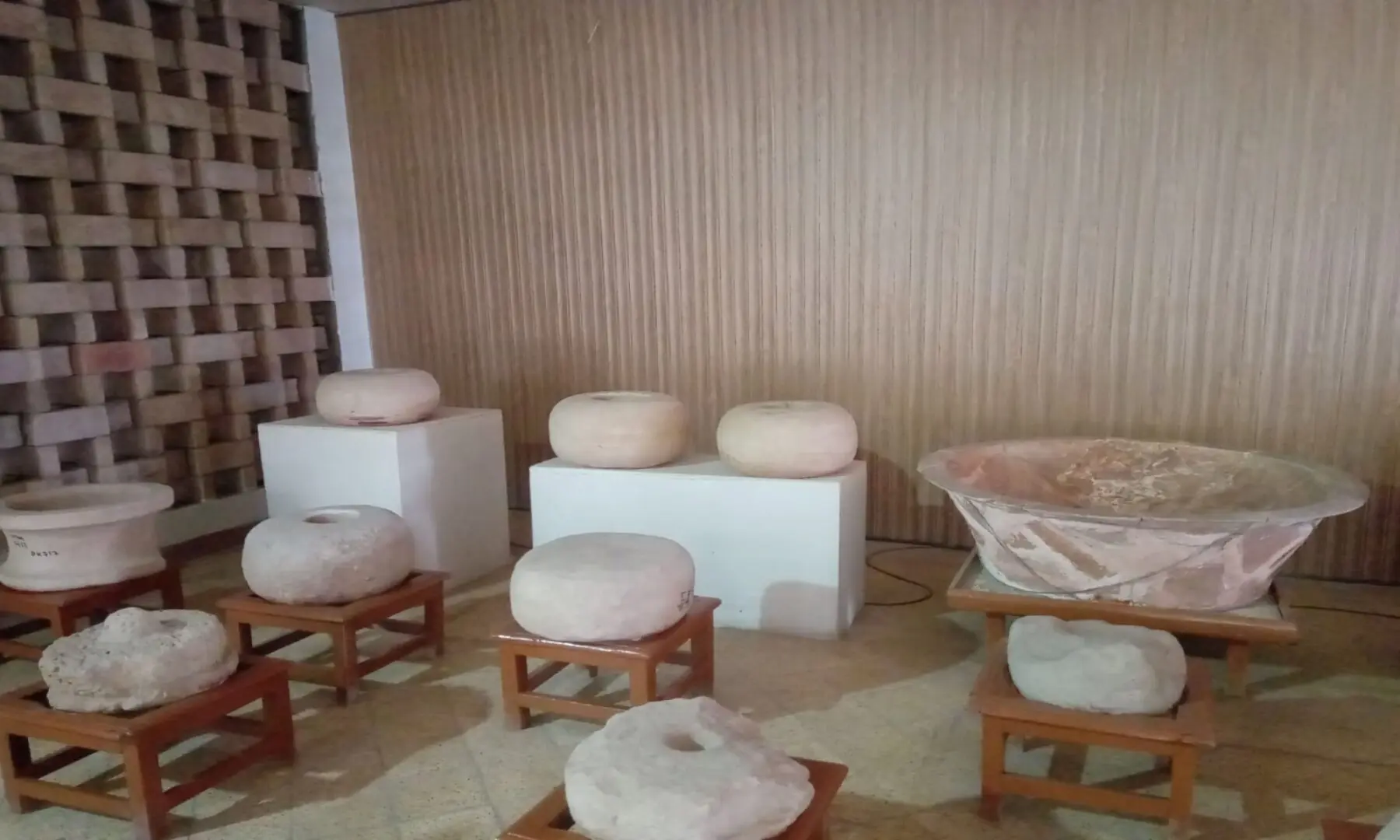 Pottery items on display at the museum. &mdash; Author