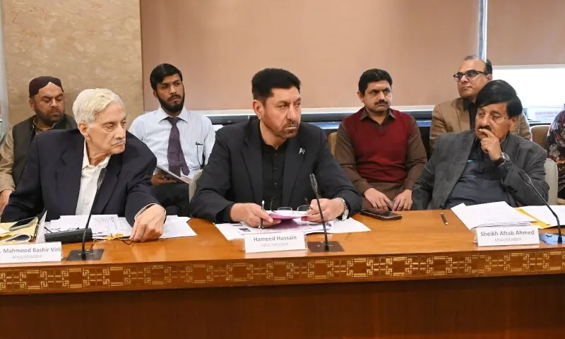 A meeting of the National Assembly   Standing Committee on Parliamentary Affairs was held today under the Chairmanship of Mr. Rana Iradat Sharif Khan, MNA at Parliament House, Islamabad, Feb 29. &mdash;Photo courtesy @NA_Committees/X