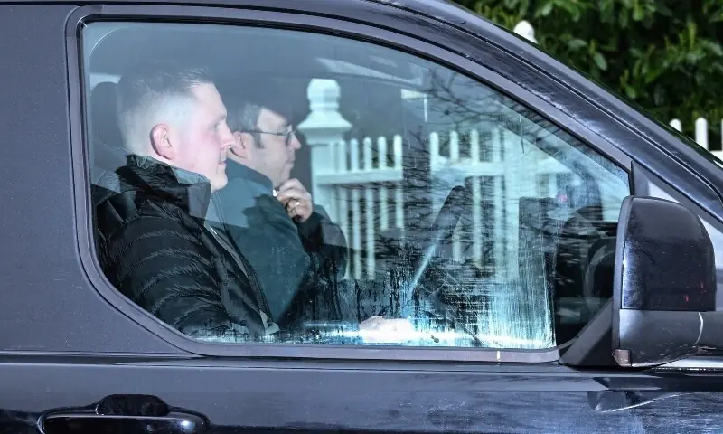 A van drives to enter the Royal Lodge, a property on the estate surrounding Windsor Castle and a former residence of Andrew Mountbatten Windsor, younger brother of Britain&acirc;&euro;&trade;s King Charles, formerly known as Prince Andrew, in Windsor, Britain, February 19, 2026. &mdash;Reuters