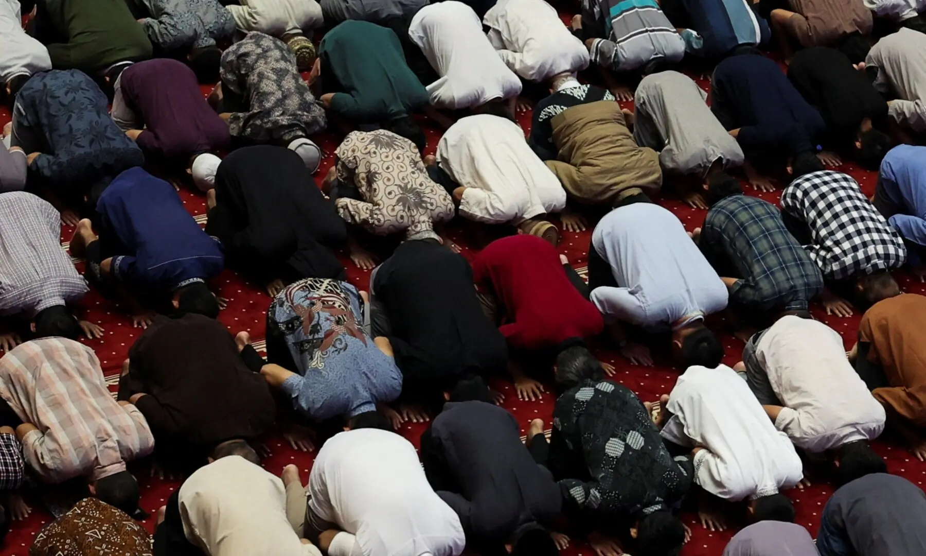 Muslim men attend the first Friday prayers during the holy fasting month of Ramazan at the Istiqlal Mosque, in Jakarta, Indonesia, February 20, 2026. &mdash;Reuters