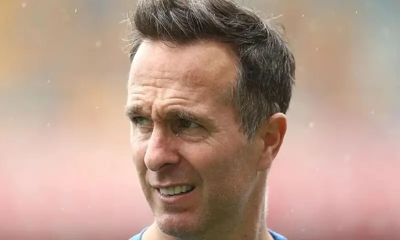 A photo of former England captain Michael Vaughan. &mdash; AFP/File