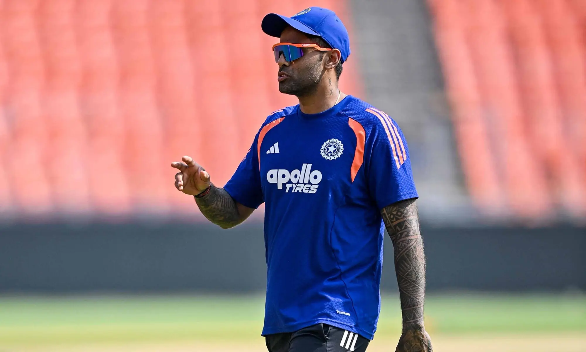India’s captain Suryakumar Yadav attends a practice session on the eve of their 2026 ICC Men’s T20 Cricket World Cup super eights match against South Africa at the Narendra Modi Stadium in Ahmedabad on February 21, 2026. — AFP India’s captain Suryakumar Yadav attends a practice session on the eve of their 2026 ICC Men’s T20 Cricket World Cup super eights match against South Africa at the Narendra Modi Stadium in Ahmedabad on February 21, 2026. — AFP