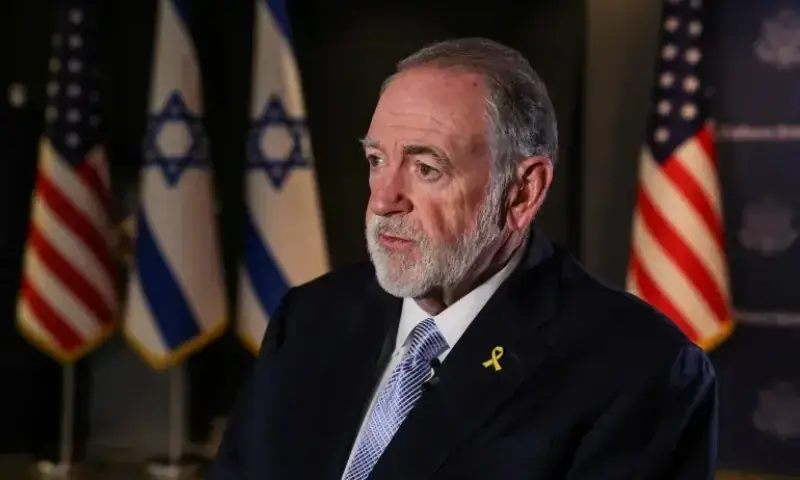 A file photo of Mike Huckabee, the US ambassador to Israel. &mdash;Reuters/File