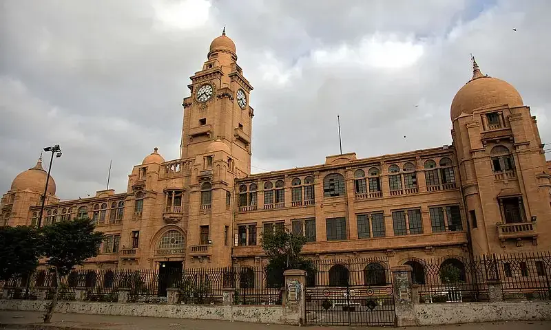 The Karachi Metropolitan Corporation (KMC) building. &mdash; APP/File
