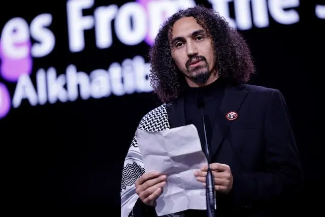 Palestinian-Syrian director&rsquo;s Gaza &lsquo;genocide&rsquo; comment prompts walkout by German minister at Berlinale